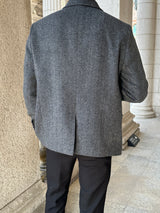 LMN ヘリングボーンウールブレザー / LMN Herringbone Wool Blazer (2 colors)