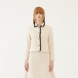 CROPPED TWEED JACKET (IVORY) (6579704594550)