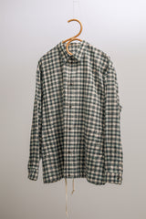 タータンチェックポケットシャツジャケット / TARTAN POCKET SHIRKET(SHIRTS JACKET)-PERMANENT GREEN