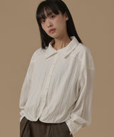 ロングスリーブボリュームシャツ