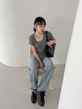 スノーイング ワイドパンツ / no.1777 Snowing Wide Pants