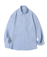 スタンダードステッチリネンシャツS74/Standard Stitch Linen Shirt S74 Ash Blue