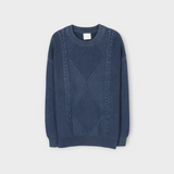 ASCLO Pigment Diamond Cable Knit (3color)