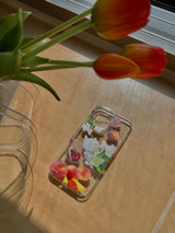 スプリングピクニックジェリースマホケース/Spring picnic jelly case