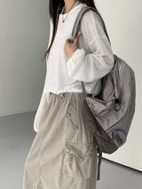 シースルー バックリボン ビーチウェア リネン 長袖 カーディガン/ Fyuber See-Through Back Ribbon Beachwear Linen Long-Sleeved Cardigan