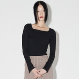 Sqare knit [BLACK] (6618483982454)