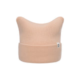 VA Label Square Beanie / Beige