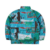 ロマンティックロゴパッディングジャンパー/BSR2223FWJK009 ROMANTIC LOGO PADDING JUMPER GREEN BLUE