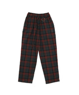 DREAMCATCHER CHECK LOOSE-FIT PANTS (Khaki) (6680169611382)