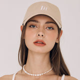 シグネチャーロゴスティッチボールキャップ / SIGNATURE LOGO STITCH BALL CAP (BEIGE)