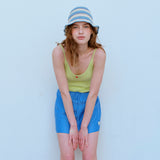 ハンドメイドストライプバケットハット / HANDMADE STRIPE BUCKET HAT