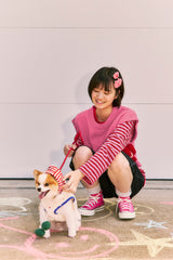 KIRSH X MISAKI KAWAI FABRIC HAIRPIN SET [PINK]