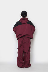 mountain colored nylon jacket