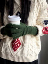 [5color] chewing long finger gloves