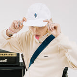 オーバーサイズマシュマロボールキャップ/OVERSIZE MARSHMALLOW BALL CAP-WHITE+BLUE