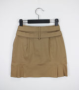 ダブルベルトミニスカート / Double Belt Mini Skirt (3color)
