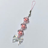 コーラルリボンキーリング / MADE coral ribbon Keyring