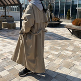 2color UNISEX オーバーサイズマキシトレンチコート / UNISEX Oversized maxi trench coat