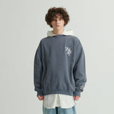 WHATTHE F.B ロゴ 刺繍 スウェット シャツ/WHATTHE F.B Logo Embroidered Sweat Shirt Navy