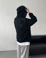 ノアール２wayフードジップアップ / Noir Two-Way Hood Zip-Up (4 colors)