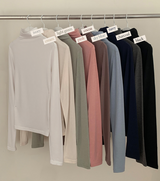 ベーシックタートルネックTシャツ (9color)