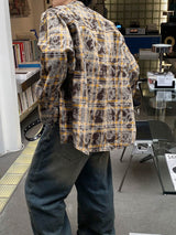 No.0567 VTG ダーティチェックオーバーシャツ