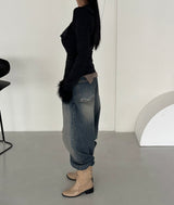 a sleeved bolero layered cardigan
