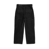 ウォッシュドデニムワイドカーゴパンツ / WASHED DENIM WIDE CARGO PANTS