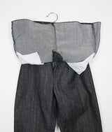 スカートレイヤードデニムパンツ / no.7713 Skirt Layered Denim Pants