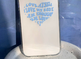 ナルシズムスカイブルーハートケース / Narcissism Sky Blue Heart Case