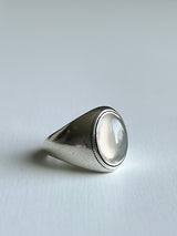 グレーオニックスオープンリング / ﻿Gray onyx open ring