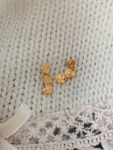 [925silver] メロディーハートピアス / [925silver] Melody heart earrings