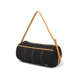 POCKET VINTAGE STITCH POINT DUFFLE BAG [BLACK]