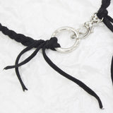 グランジプレートネックレス/grunge plait necklace (2color)