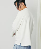 ハーフネックエッセンシャルロングスリーブ / half neck essential long sleeve ivory