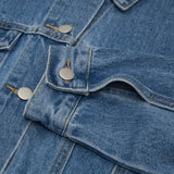 セミオーバーフィットベルトセットデニムジャケット/ SEMI OVER FIT BELT SET DENIM JACKET [1000]