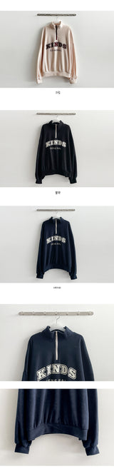 Kind Fleece Anorak Half Zip-Up Sweatshirt