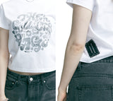 [ARTIST EDITION] TCP X RIYUN KIM インフィニティクロップドtシャツ