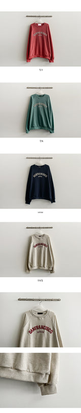 Sanf Zuri Embroidered Raglan Sweatshirt