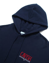 セリフエンブレムフーディー / SERIF EMB HOODIE NAVY(CV2CFUM403A)