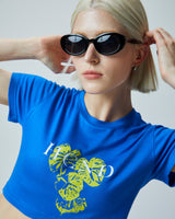 グラフィックプリントクロップドTシャツ / GRAPHIC PRINT CROPPED T-SHIRT