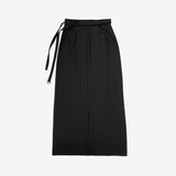 Ash long D belt skirt