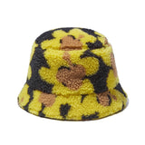 フラワーベアフラフィーバケットハット / Flower Bear Fluffy Bucket Hat_Black