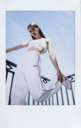 HIDE Cutting Sweat Pants (White) (6570988535926)