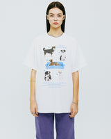 ドッグフレンドTシャツ/DOG FRIENDS TSHIRT-WHITE