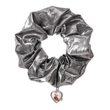 TEDDY METAL SCRUNCHY (DEEP GREY)