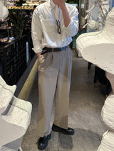 LMN シグナルモダンフィットプレーンシャツ / LMN Signal Modern Fit Plain Shirt (4 colors)