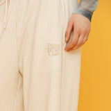プリーツバンディングパンツ / PLEATS BANDING PANTS_IVORY