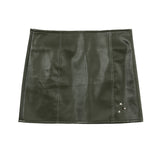 エナメルレザーミニスカート / ENAMEL LEATHER MINI SKIRT