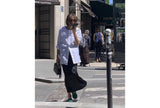 Harney button long skirt 